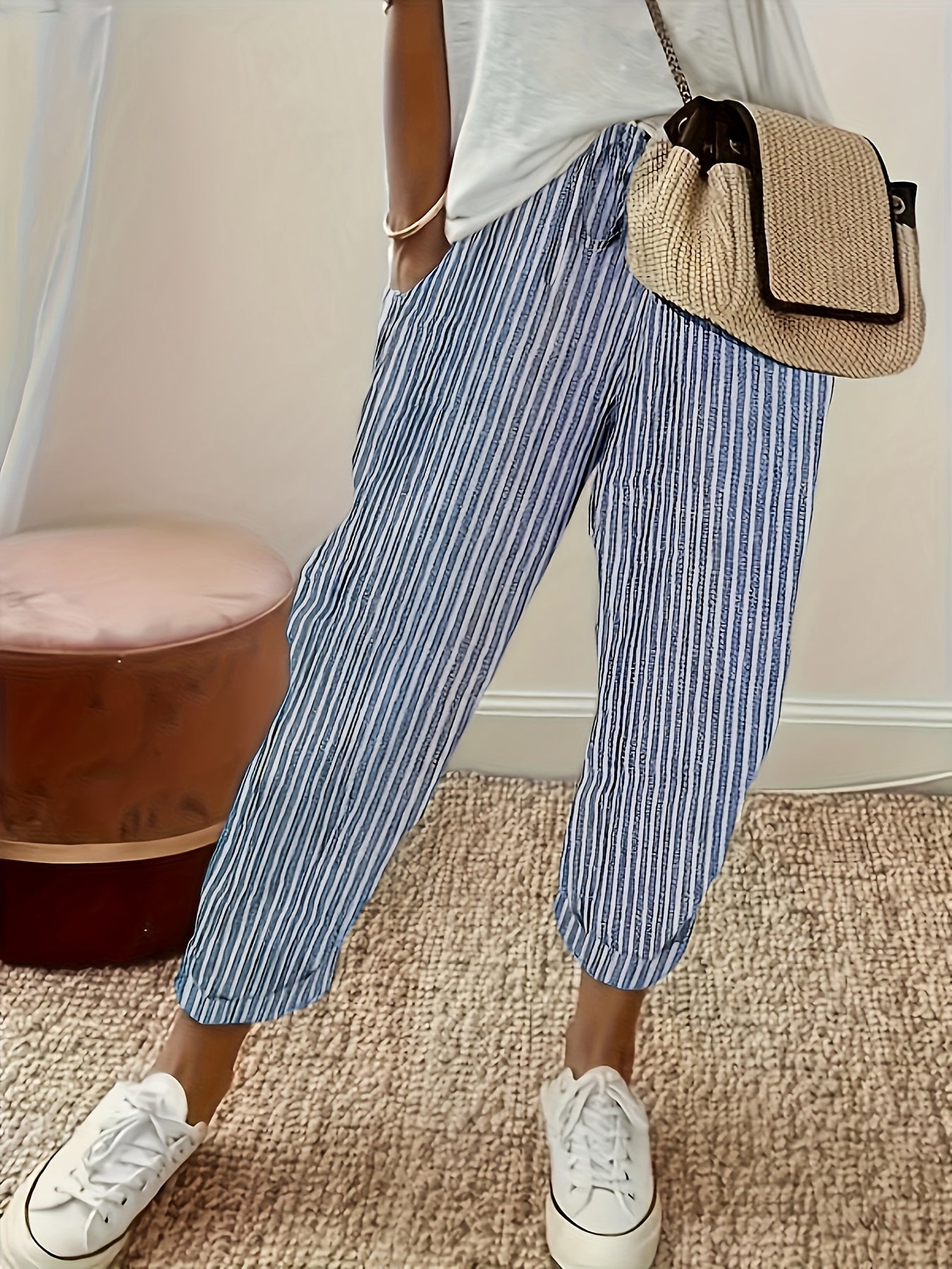 Sanna™ – Vida Byxor med Elegant Rand