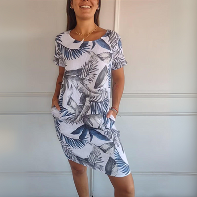 Annelin™ | Comfortable Dress with Round Neck