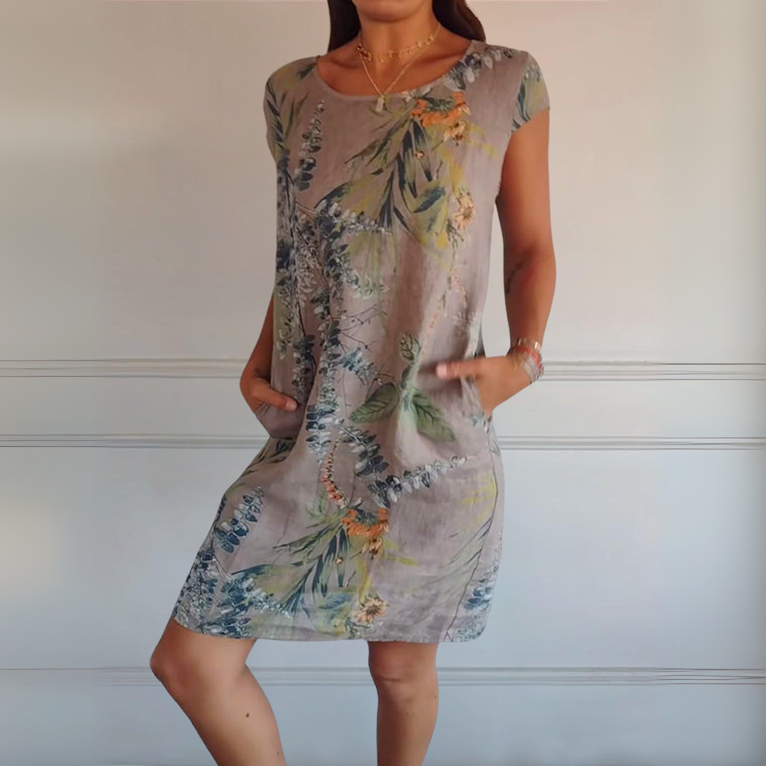Annelin™ | Comfortable Dress with Round Neck