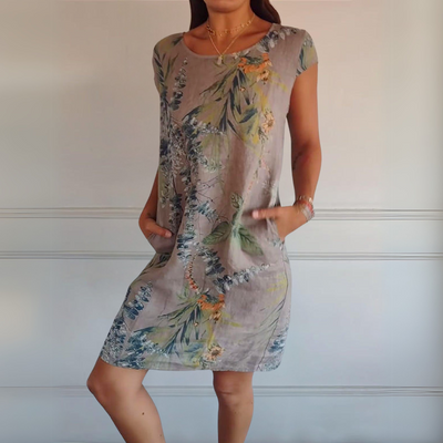 Annelin™ | Comfortable Dress with Round Neck