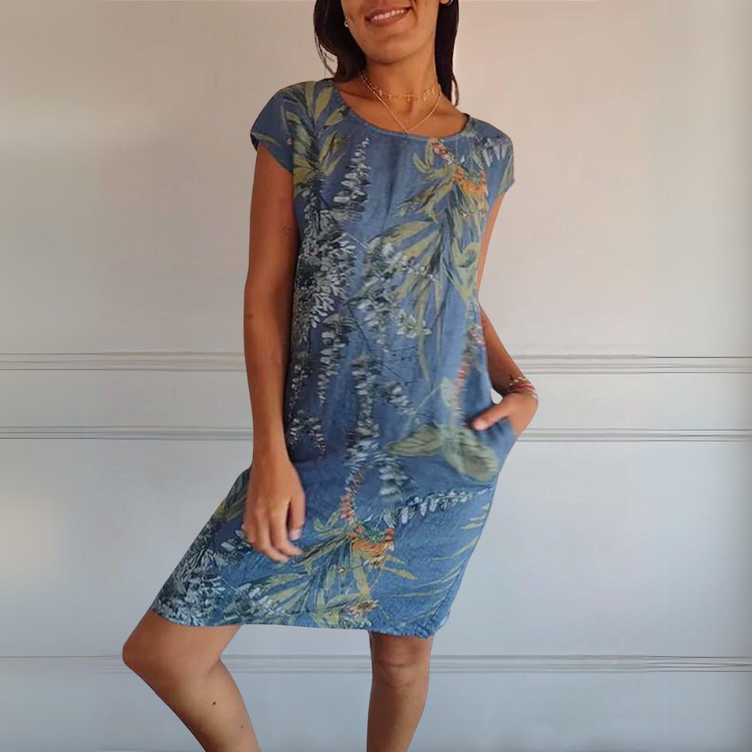 Annelin™ | Comfortable Dress with Round Neck