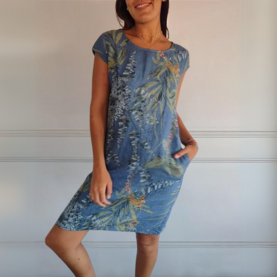 Annelin™ | Comfortable Dress with Round Neck