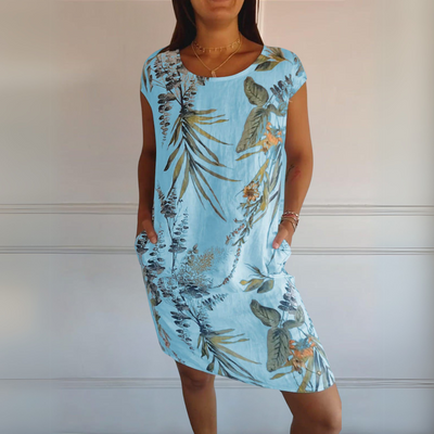 Annelin™ | Comfortable Dress with Round Neck