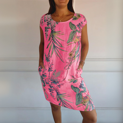 Annelin™ | Comfortable Dress with Round Neck
