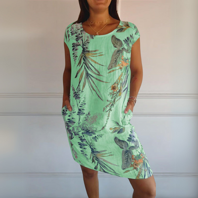 Annelin™ | Comfortable Dress with Round Neck