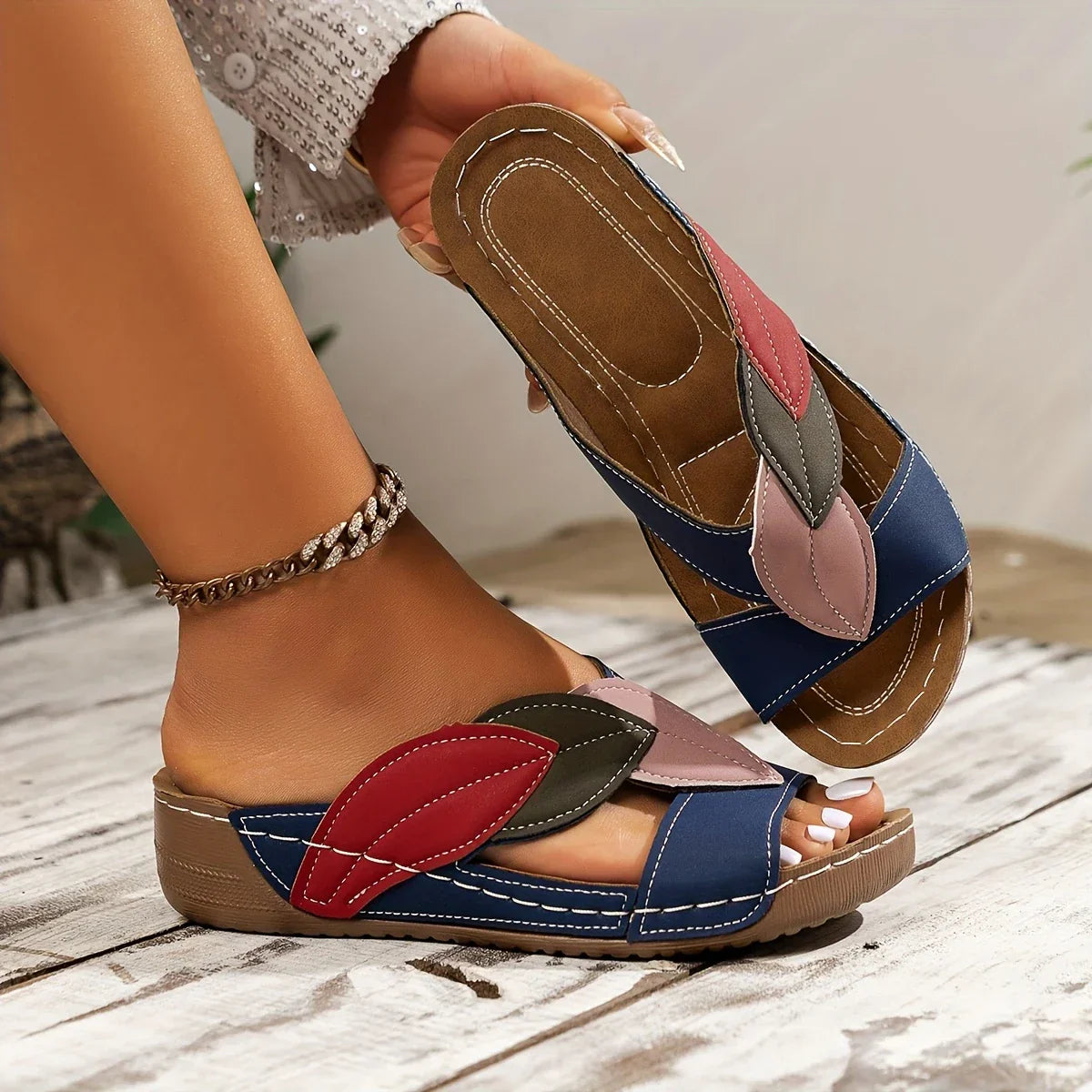 Solveig  – Slip-on Sandaler