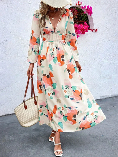 Elise - Floral Charm Maxi Dress