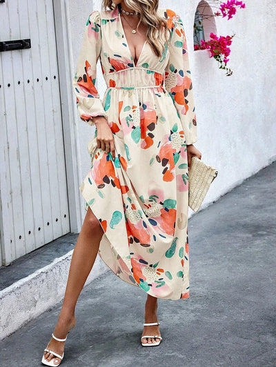 Elise - Floral Charm Maxi Dress