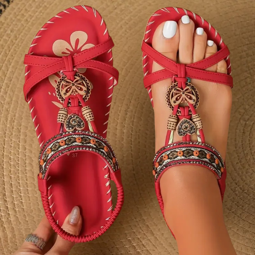 Claudia™ | Orthopedische Ibiza-style sandalen