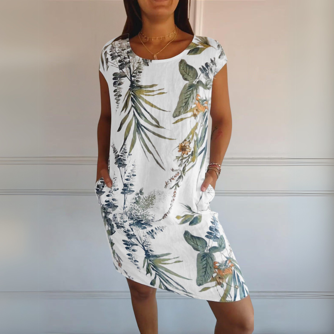 Annelin™ | Comfortable Dress with Round Neck