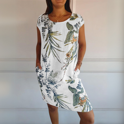 Annelin™ | Comfortable Dress with Round Neck