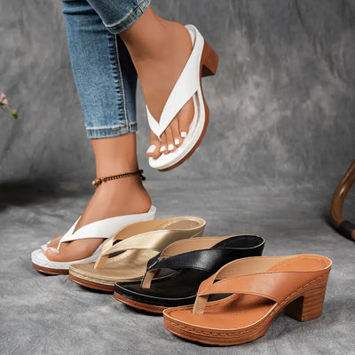 Saskia™ | Orthopedische Slipper met Hak