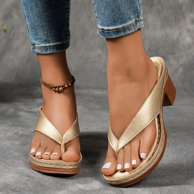 Saskia™ | Orthopedische Slipper met Hak