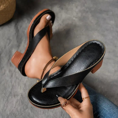 Saskia™ | Orthopedische Slipper met Hak