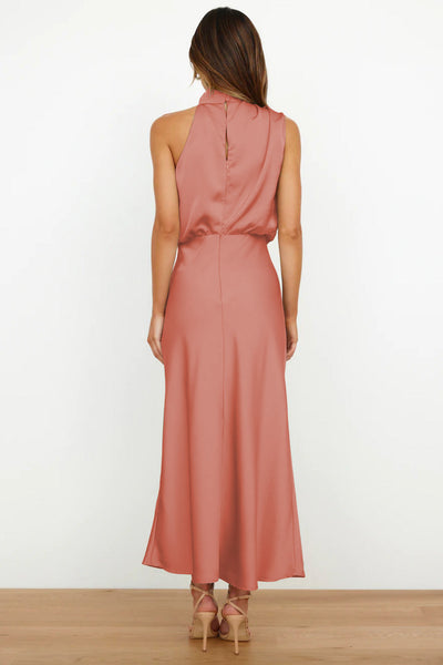 Eva - Long Dress with Halterneck