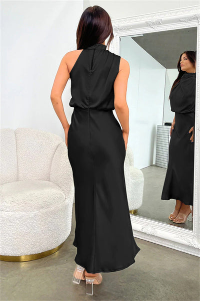 Eva - Long Dress with Halterneck