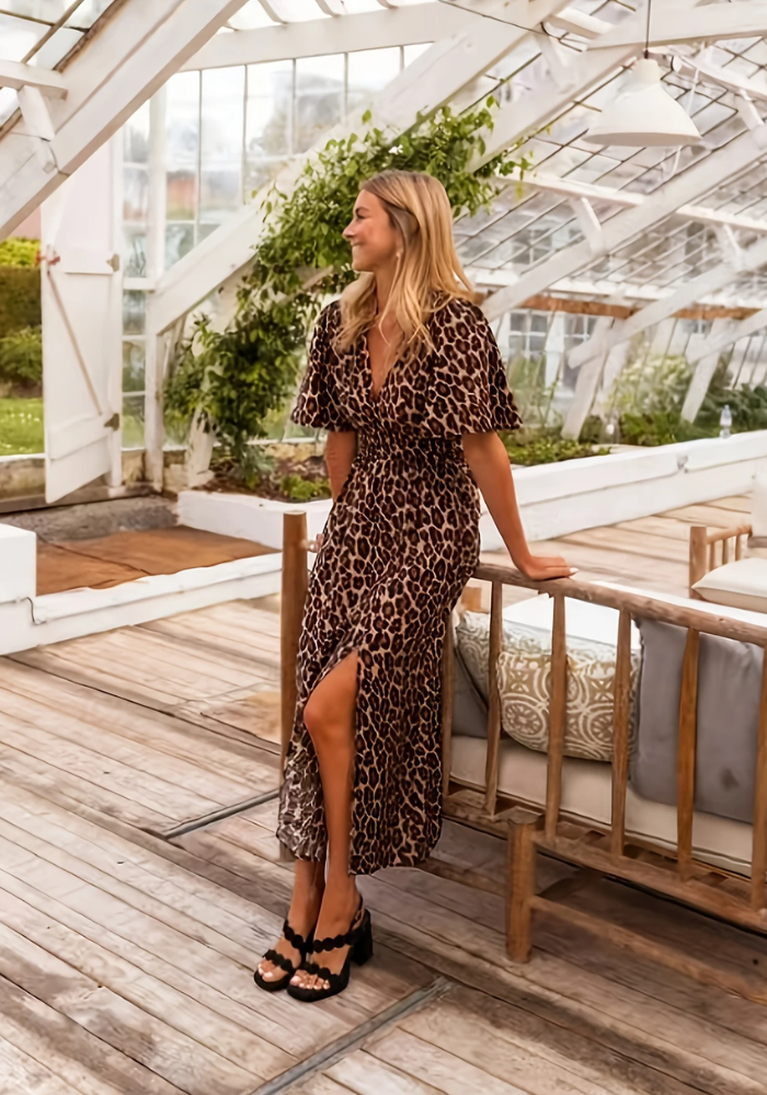 Juliette - THE LEOPARD MAXI DRESS