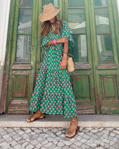 Linda™ | Long Bohemian Dress