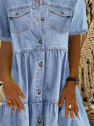Freja | Boho Denimkjole