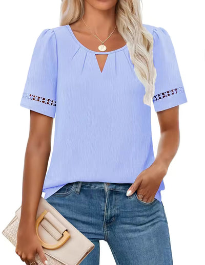Ylva – Airy Top with Lace Details