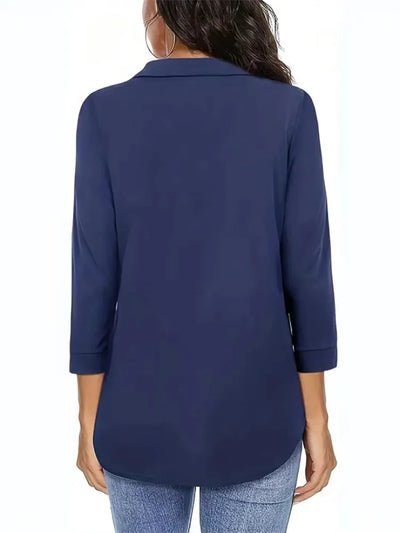 Linnea – Elegant everyday top with V-neck