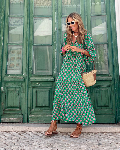 Linda™ | Long Bohemian Dress