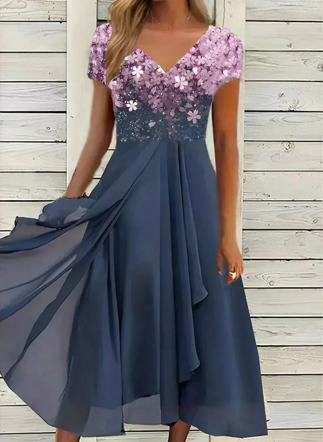 Alethea – Elegant Midi Dress