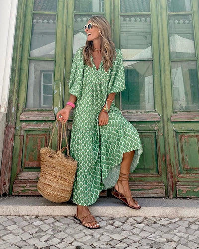 Linda™ | Long Bohemian Dress