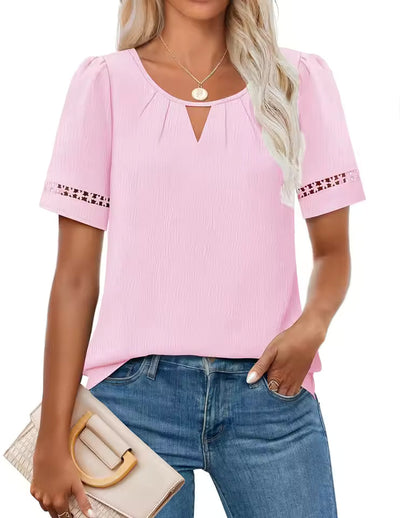 Ylva – Airy Top with Lace Details