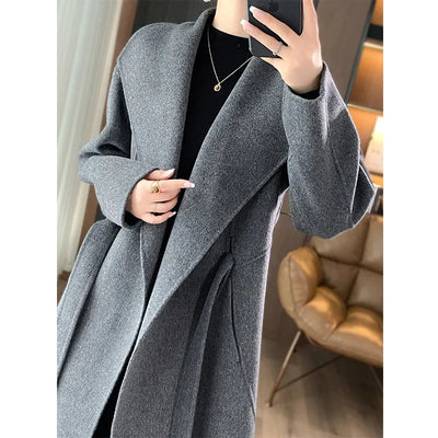 Casmira | Belted Cashmere Coat
