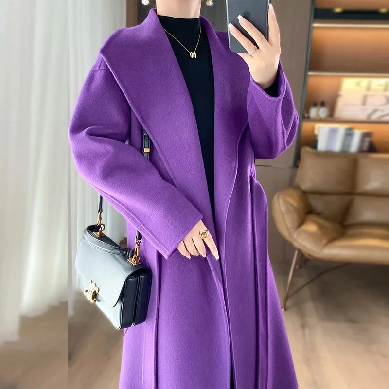 Casmira | Belted Cashmere Coat