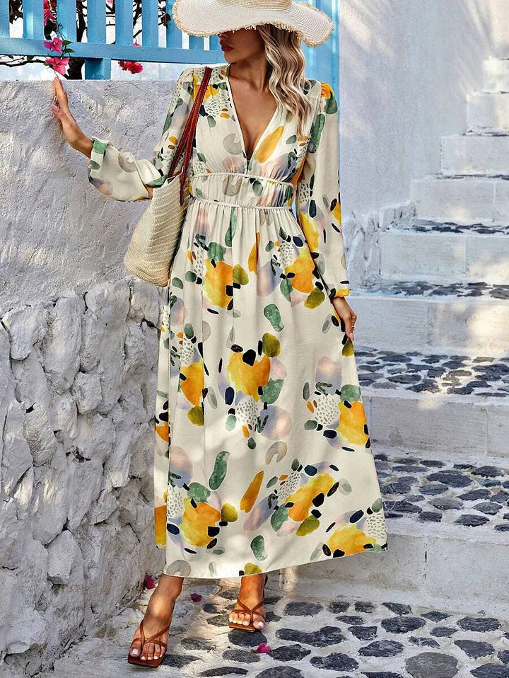 Elise - Floral Charm Maxi Dress