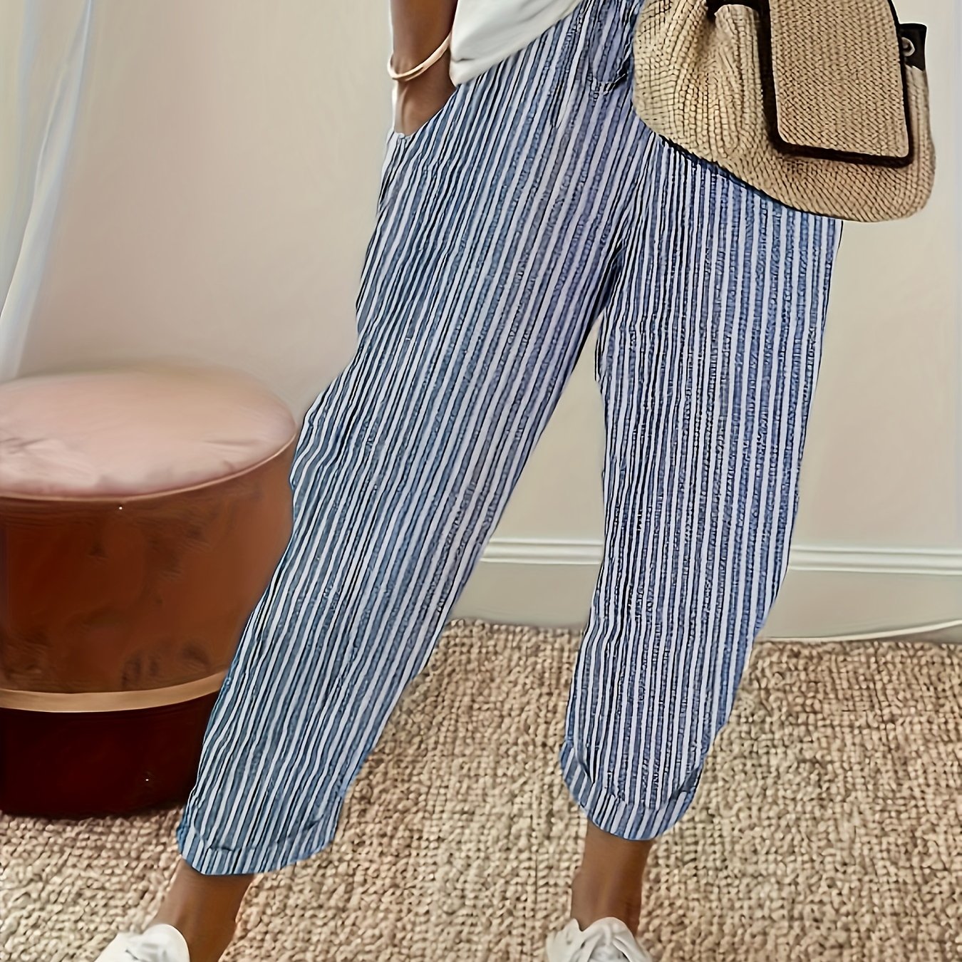 Sanna™ – Vida Byxor med Elegant Rand