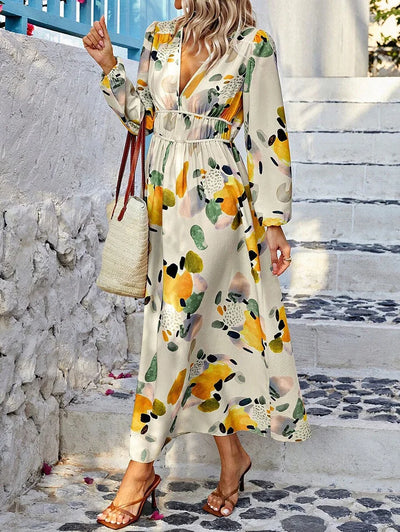 Elise - Floral Charm Maxi Dress