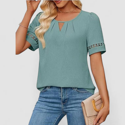 Ylva – Airy Top with Lace Details
